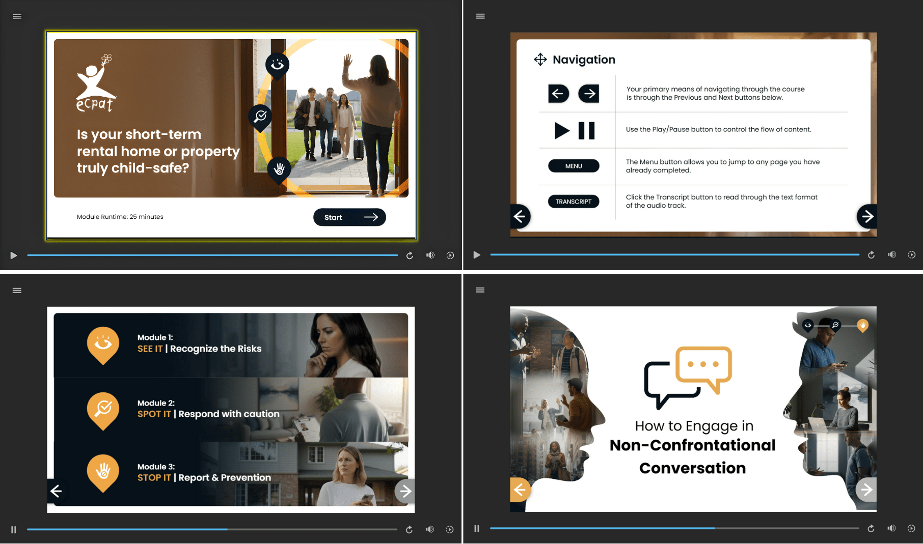 eLearning for child protection and online safety training